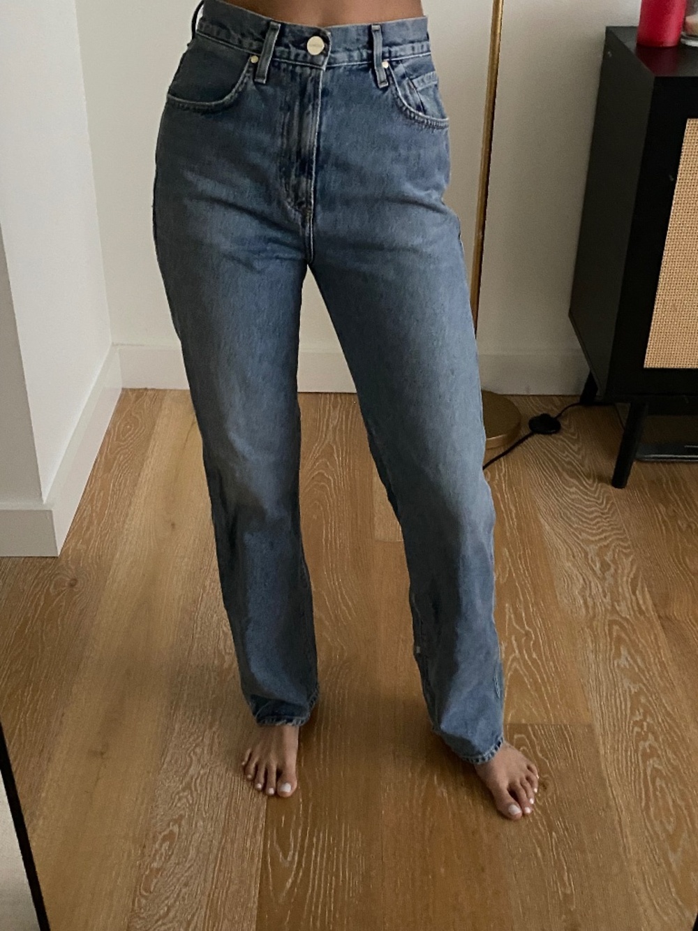GOLDSIGN Martin high-rise straight-leg jeans | Size 24 - Picture 4 of 11